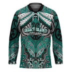 Aotearoa Iwi Ngati Maru Personalised Hockey Jersey Maori Kowhaiwhai Pattern