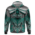 Aotearoa Iwi Ngati Maru Personalised Hoodie Maori Kowhaiwhai Pattern