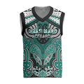Aotearoa Iwi Ngati Maru Personalised Christmas Knitted V-Neck Vest Maori Kowhaiwhai Pattern