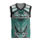 Aotearoa Iwi Ngati Maru Personalised Christmas Knitted V-Neck Vest Maori Kowhaiwhai Pattern