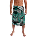 Aotearoa Iwi Ngati Maru Personalised Lavalava Maori Kowhaiwhai Pattern