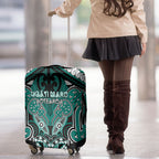 Aotearoa Iwi Ngati Maru Luggage Cover Maori Kowhaiwhai Pattern