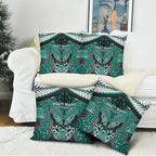 Aotearoa Iwi Ngati Maru Pillow Cover Maori Kowhaiwhai Pattern