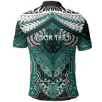 Aotearoa Iwi Ngati Maru Personalised Polo Shirt Maori Kowhaiwhai Pattern