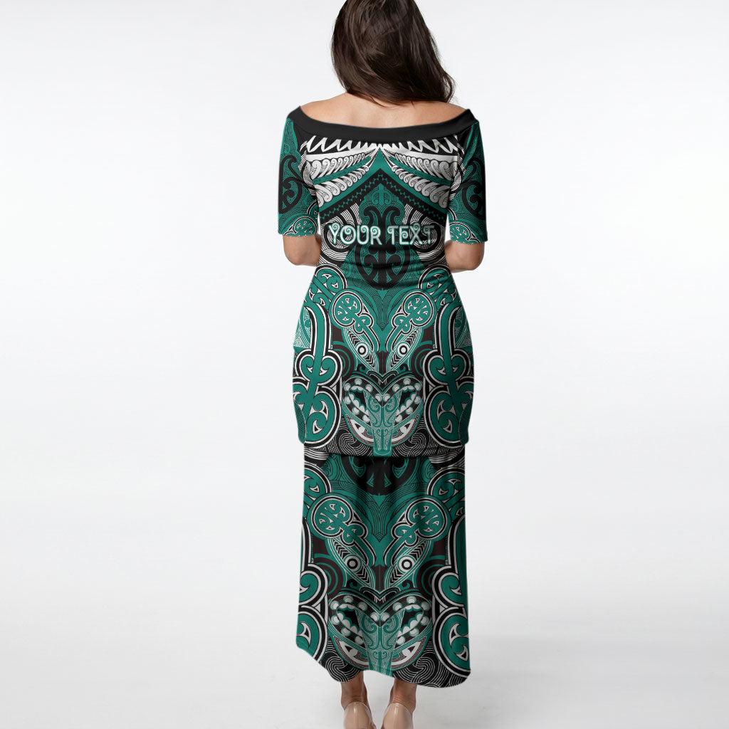 Aotearoa Iwi Ngati Maru Personalised Puletasi Maori Kowhaiwhai Pattern