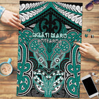 Aotearoa Iwi Ngati Maru Puzzle Maori Kowhaiwhai Pattern