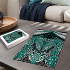 Aotearoa Iwi Ngati Maru Puzzle Maori Kowhaiwhai Pattern