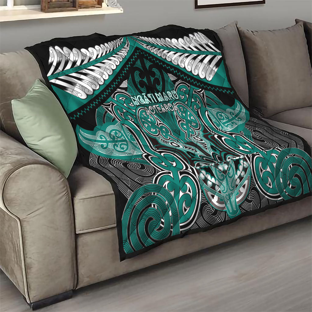 Aotearoa Iwi Ngati Maru Quilt Maori Kowhaiwhai Pattern