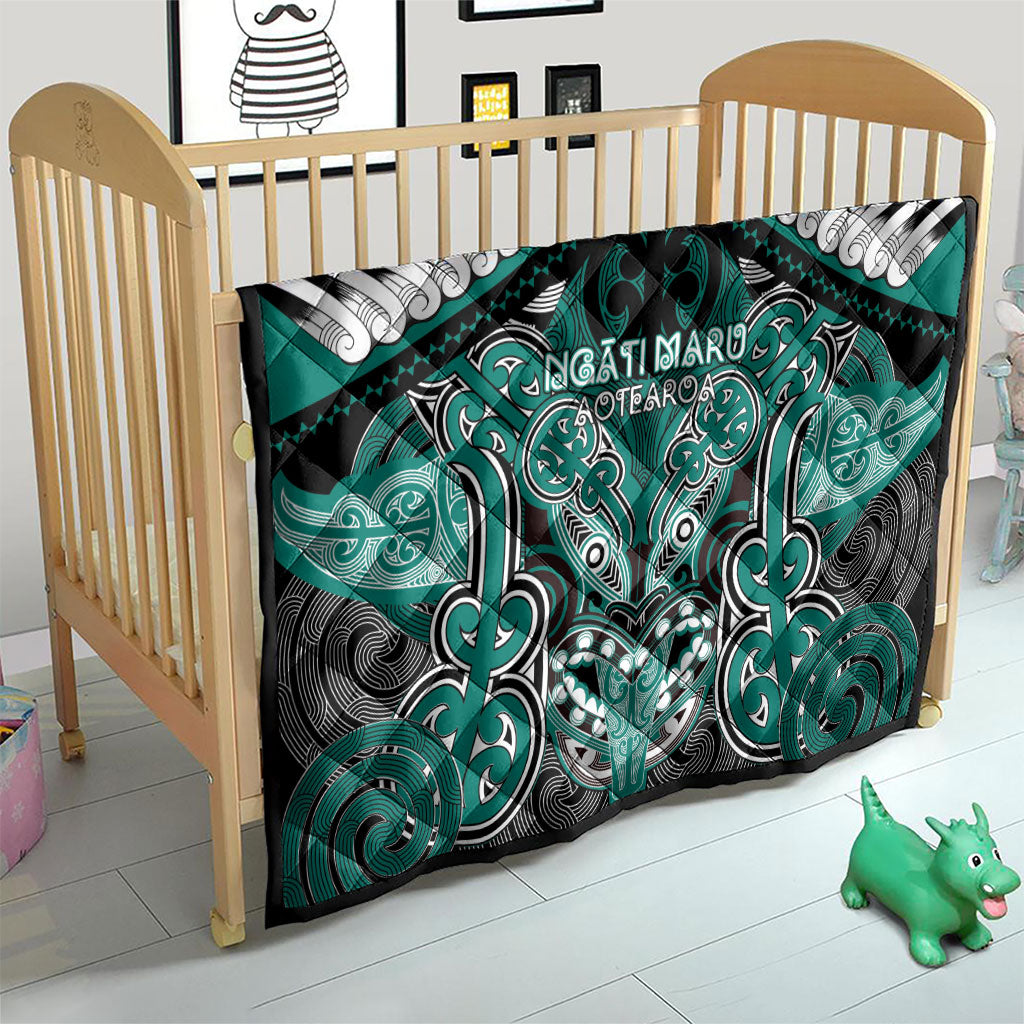 Aotearoa Iwi Ngati Maru Quilt Maori Kowhaiwhai Pattern
