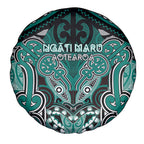 Aotearoa Iwi Ngati Maru Spare Tire Cover Maori Kowhaiwhai Pattern