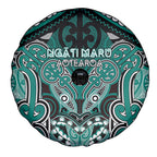 Aotearoa Iwi Ngati Maru Spare Tire Cover Maori Kowhaiwhai Pattern