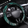 Aotearoa Iwi Ngati Maru Steering Wheel Cover Maori Kowhaiwhai Pattern