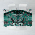 Aotearoa Iwi Ngati Maru Tablecloth Maori Kowhaiwhai Pattern