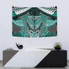 Aotearoa Iwi Ngati Maru Tapestry Maori Kowhaiwhai Pattern
