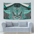 Aotearoa Iwi Ngati Maru Tapestry Maori Kowhaiwhai Pattern