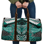 Aotearoa Iwi Ngati Maru Travel Bag Maori Kowhaiwhai Pattern