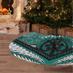 Aotearoa Iwi Ngati Maru Tree Skirt Maori Kowhaiwhai Pattern