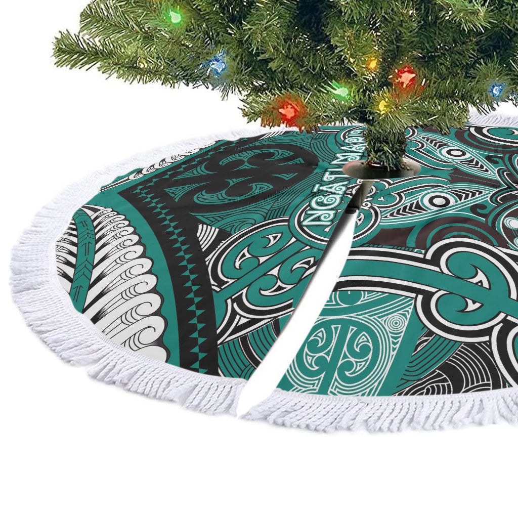 Aotearoa Iwi Ngati Maru Tree Skirt Maori Kowhaiwhai Pattern