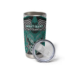 Aotearoa Iwi Ngati Maru Personalised Tumbler Cup Maori Kowhaiwhai Pattern