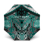 Aotearoa Iwi Ngati Maru Umbrella Maori Kowhaiwhai Pattern