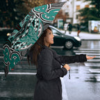 Aotearoa Iwi Ngati Maru Umbrella Maori Kowhaiwhai Pattern