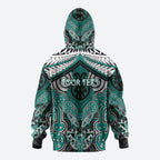 Aotearoa Iwi Ngati Maru Personalised Zip Hoodie Maori Kowhaiwhai Pattern