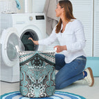 Aotearoa Iwi Ngati Paoa Laundry Basket Maori Kowhaiwhai Pattern