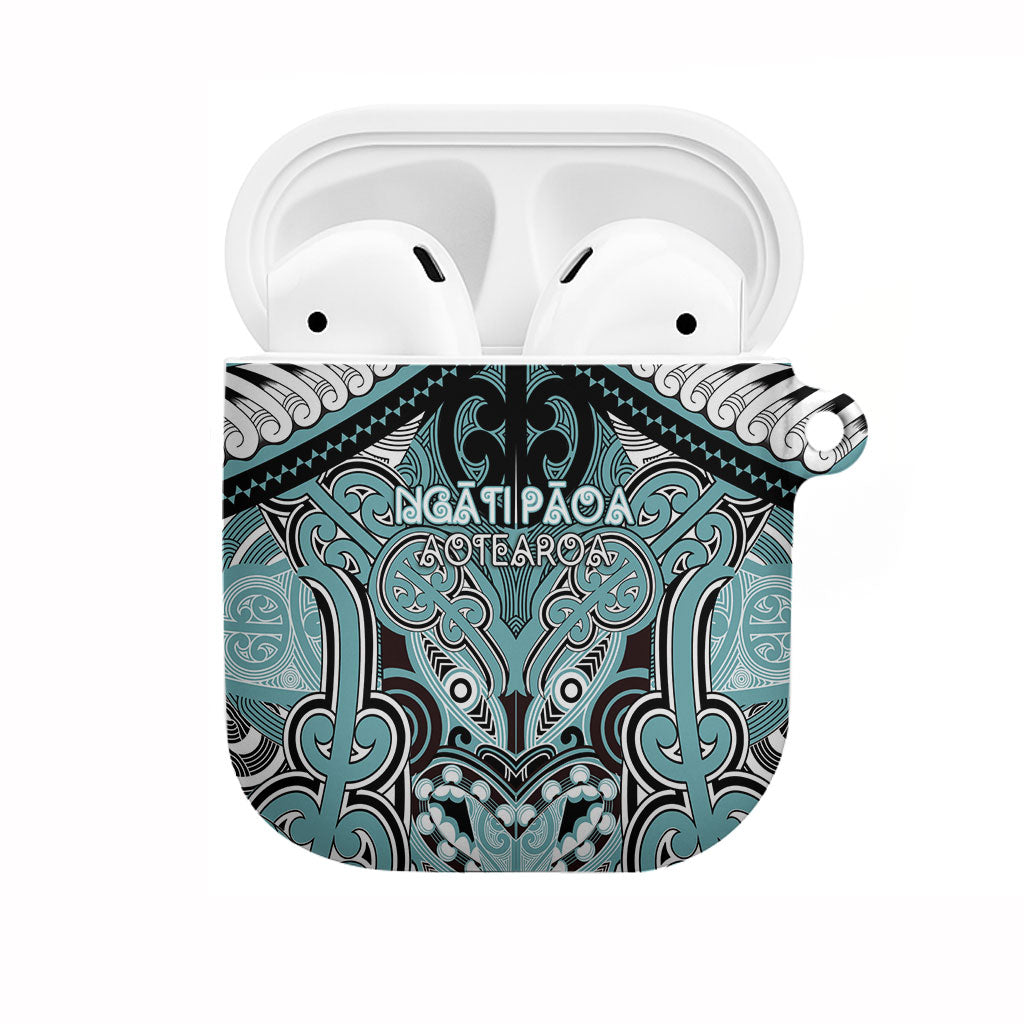 Aotearoa Iwi Ngati Paoa AirPods Case Maori Kowhaiwhai Pattern