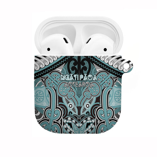 Aotearoa Iwi Ngati Paoa AirPods Case Maori Kowhaiwhai Pattern