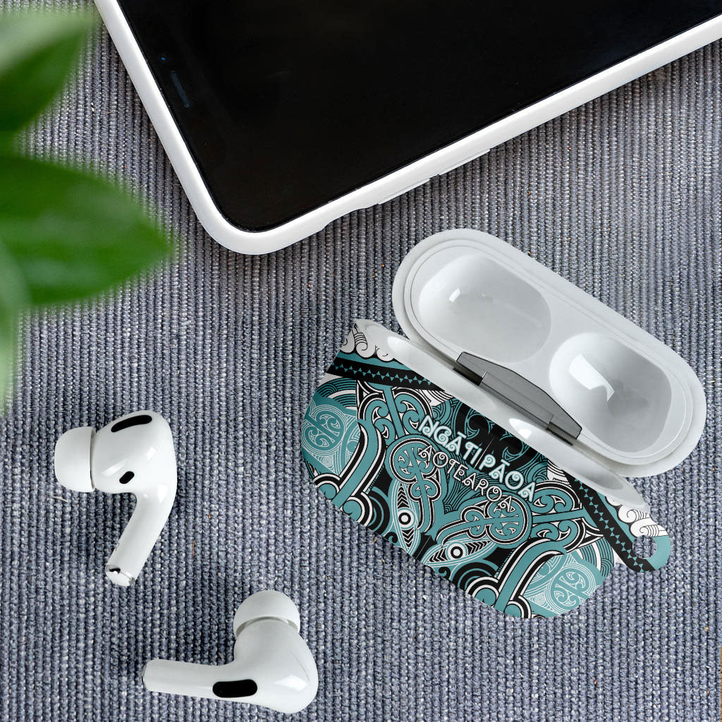 Aotearoa Iwi Ngati Paoa AirPods Case Maori Kowhaiwhai Pattern