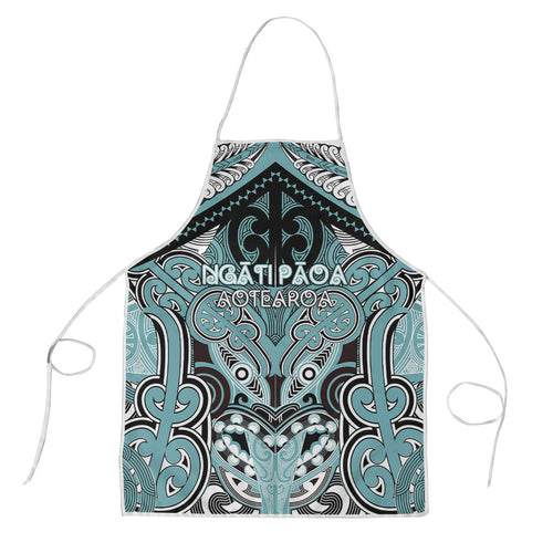Aotearoa Iwi Ngati Paoa Apron Maori Kowhaiwhai Pattern