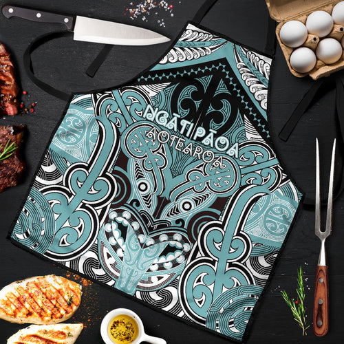 Aotearoa Iwi Ngati Paoa Apron Maori Kowhaiwhai Pattern