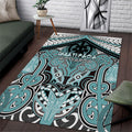 Aotearoa Iwi Ngati Paoa Area Rug Maori Kowhaiwhai Pattern