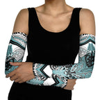 Aotearoa Iwi Ngati Paoa Personalised Arm Sleeves Maori Kowhaiwhai Pattern
