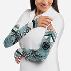 Aotearoa Iwi Ngati Paoa Personalised Arm Sleeves Maori Kowhaiwhai Pattern