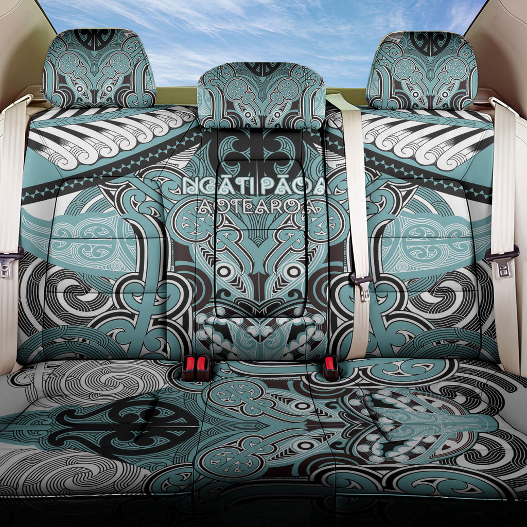 Aotearoa Iwi Ngati Paoa Back Car Seat Cover Maori Kowhaiwhai Pattern