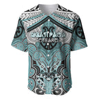 Aotearoa Iwi Ngati Paoa Personalised Baseball Jersey Maori Kowhaiwhai Pattern