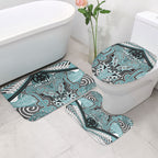 Aotearoa Iwi Ngati Paoa Bathroom Set Maori Kowhaiwhai Pattern