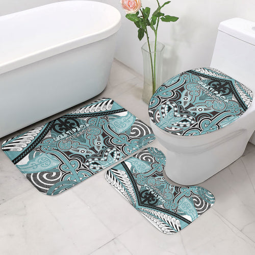 Aotearoa Iwi Ngati Paoa Bathroom Set Maori Kowhaiwhai Pattern