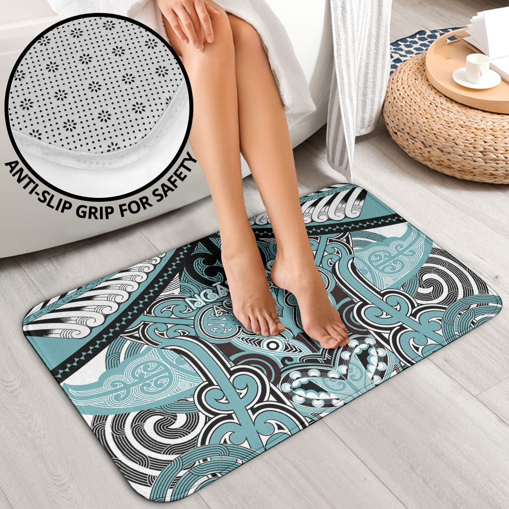 Aotearoa Iwi Ngati Paoa Bathroom Set Maori Kowhaiwhai Pattern