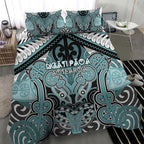 Aotearoa Iwi Ngati Paoa Bedding Set Maori Kowhaiwhai Pattern