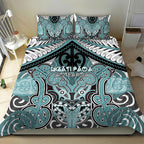 Aotearoa Iwi Ngati Paoa Bedding Set Maori Kowhaiwhai Pattern