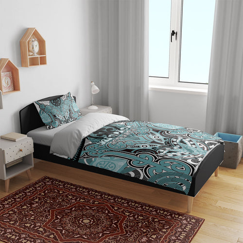 Aotearoa Iwi Ngati Paoa Bedding Set Maori Kowhaiwhai Pattern