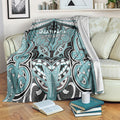 Aotearoa Iwi Ngati Paoa Blanket Maori Kowhaiwhai Pattern