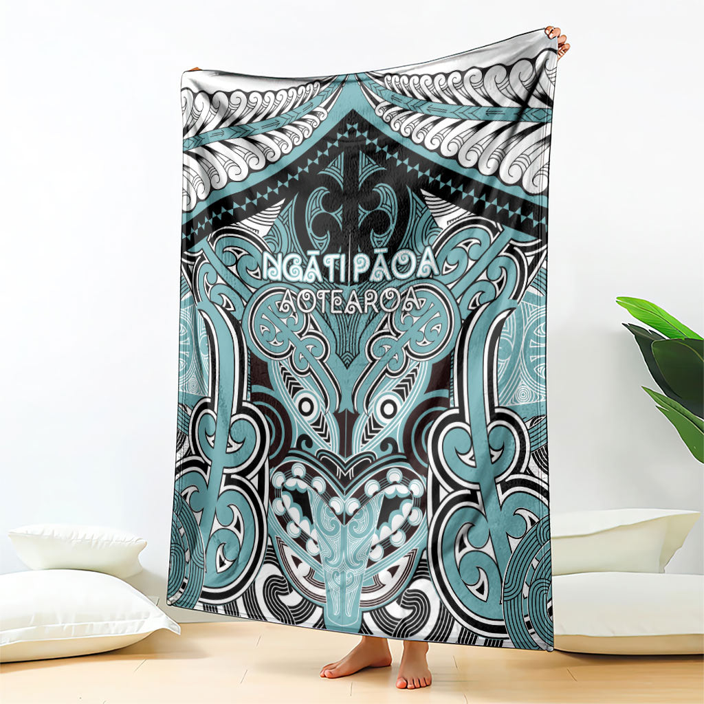 Aotearoa Iwi Ngati Paoa Blanket Maori Kowhaiwhai Pattern