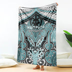 Aotearoa Iwi Ngati Paoa Blanket Maori Kowhaiwhai Pattern