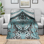 Aotearoa Iwi Ngati Paoa Blanket Maori Kowhaiwhai Pattern