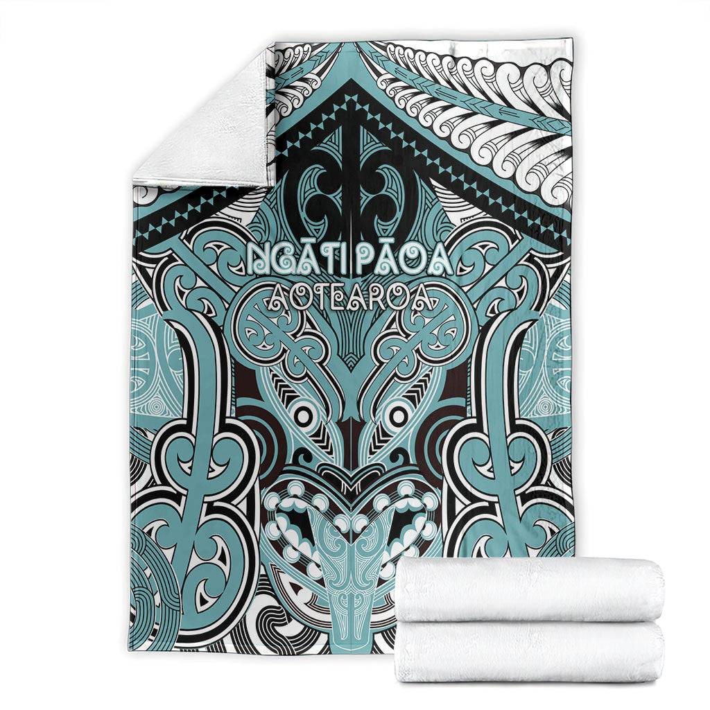 Aotearoa Iwi Ngati Paoa Blanket Maori Kowhaiwhai Pattern