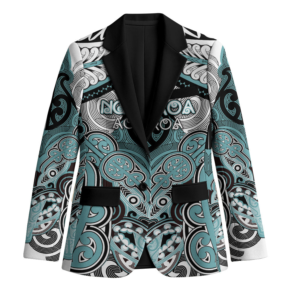 Aotearoa Iwi Ngati Paoa Personalised Blazer Maori Kowhaiwhai Pattern