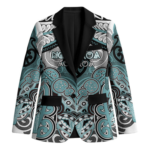 Aotearoa Iwi Ngati Paoa Personalised Blazer Maori Kowhaiwhai Pattern